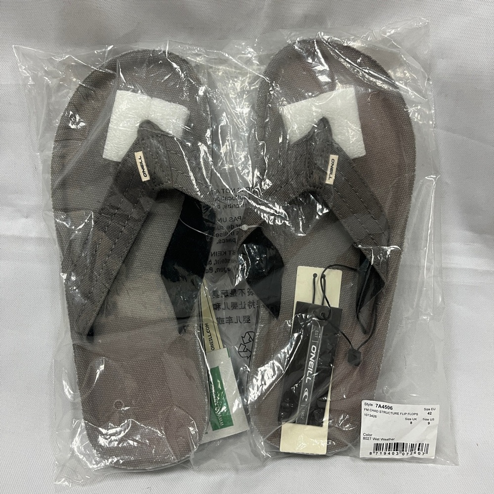 O’Neill Men’s Chad Structure Wet Weather Flip Flop Sandals Size 9